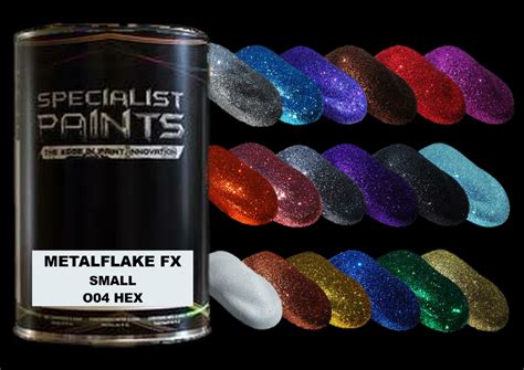 silver metal flake spray paint